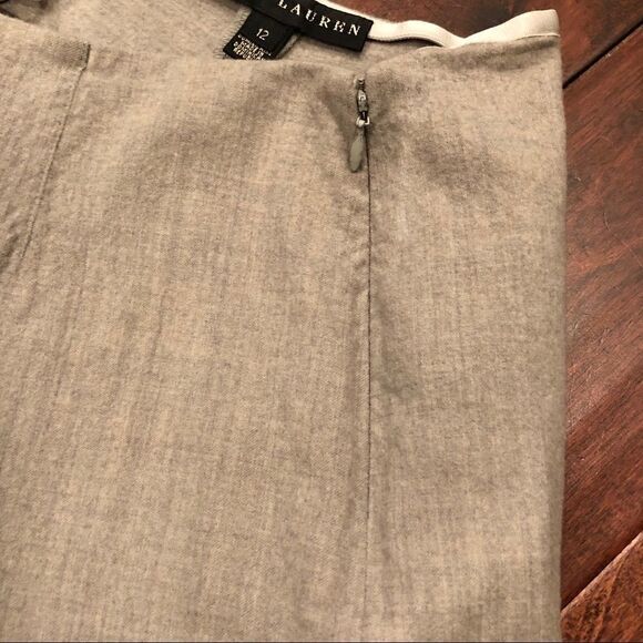 Ralph Lauren Black Label Wide Leg Side Zip Trouser Pants Size 12 - Picture 4 of 7